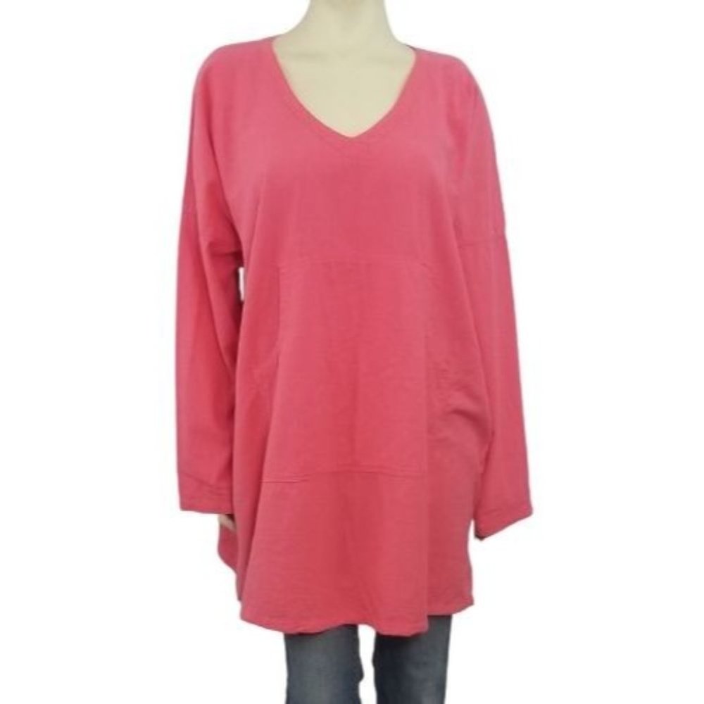 CMC Color Me Cotton Tunic Beach Cover-up Top Sun Dress OS
